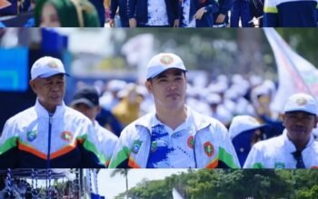 Bupati MYL Pimpin Langsung Defile Kontingen PGRI Pangkep, Optimistis Raih Juara Umum di Porsenijar PGRI Sulsel 2026