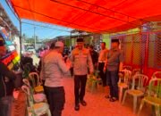 Kapolres Pangkep dan Ketua Bhayangkari Cabang Pangkep Melayat ke Rumah Duka Aiptu Muhammad Yusuf Nur