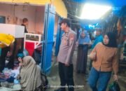 Ps. Kanit Binmas Polsek Ma’rang Bersama Bhabinkamtibmas Patroli Dialogis di Pasar Tradisional Bonto-Bonto, Sampaikan Pesan Kamtibmas