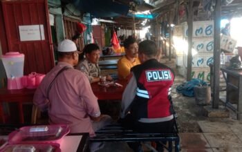 Patroli Dialogis Polsek Pangkajene Ajak Warga Bersama Jaga Keamanan Lingkungan