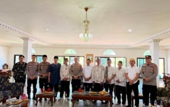 Bhabinkamtibmas Mappasaile Hadiri Silaturahmi Kapolres Pangkep dengan Ketua Muhammadiyah