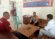 Bhabinkamtibmas Mappasaile Koordinasi dengan Pemerintah Kelurahan Antisipasi Gangguan Kamtibmas di Musim Kemarau
