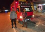 Patroli Preventif Dini Hari, Polsek Ma’rang Ajak Sopir Waspada Kecelakaan dan Aksi Kriminal