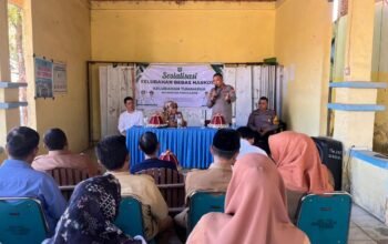 Kapolsek Pangkajene Sosialisasikan Bahaya Narkoba kepada Warga Kelurahan Tumampua