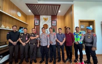 Kapolres Pangkep Silaturahmi ke Kejaksaan Negeri Pangkep, Perkuat Sinergitas Penegakan Hukum