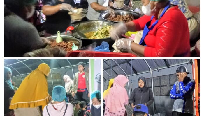 Gerindra Sikka, NTT, BGN,, dan Yayasan Peduli Nian Tana Bantu Sembako dan Makanan Bagi Korban Gempa
