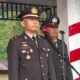 Kapolsek Balocci Iptu Agus Indra Jaya SH Pimpin Upacara Penurunan Bendera HUT Kemerdekaan RI ke-81 di Kecamatan Balocci