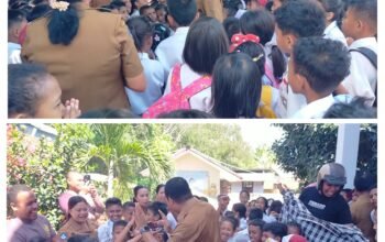 Bupati Sikka Lakukan Trauma Healing Bersama Siswa SMPK Frater Maumere dan SDI Iligetang