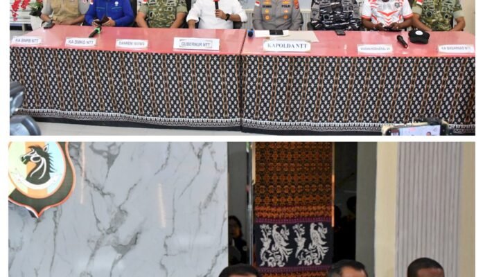 Kapolda NTT dan Gubernur Sampaikan Penanganan Gempa Flores: Fokus Evakuasi, Data Korban, dan Cegah Hoaks