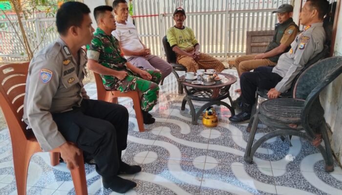 Kapolsek Tondong Tallasa Sambangi Kepala Desa Lanne, Perkuat Sinergi Jaga Kamtibmas
