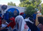 Polsek Minasatene Amankan Jalan Santai HUT ke-81 Kemerdekaan RI di Kelurahan Biraeng