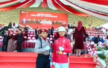 Empat Kali Pimpin Upacara HUT RI, AKP Imran, S.H. Tampilkan Dedikasi—Jejaknya Diikuti putranya Bripda muh. Raihan Prayuda
