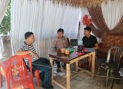 Bhabinkamtibmas Kelurahan Mappasaile Antar Izin Keramaian dan Sampaikan Imbauan Kamtibmas kepada Warga