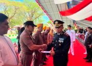 Kapolres Pangkep Ikuti Upacara Detik-Detik Peringatan HUT ke-81 Kemerdekaan RI