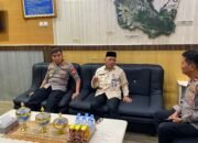 Jalin silaturahmi, Kepala Kementerian Haji dan Umrah Pangkep kunjungi Polres Pangkep
