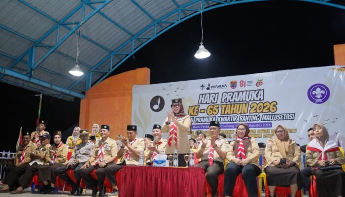 Bupati dan Wakil Bupati Barru Kunjungi Dua Bumi Perkemahan, Dorong Pramuka Perkuat Karakter Generasi Muda