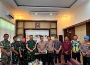 Kapolres Pangkep Silaturahmi ke Kodim 1421 Pangkep, Perkuat Sinergitas TNI-Polri