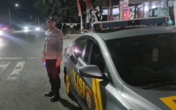 Antisipasi Laka Lantas dan Tindak Kriminalitas, Polsek Mandalle Intensifkan Patroli malam