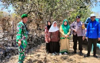 Sinergitas Tiga Pilar Kelurahan Attang Salo, Sampaikan Imbauan Cegah Kebakaran Hutan dan Lahan