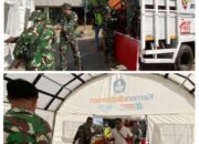 Kodim Sikka Bantu Pindahkan Fasilitas SMP Negeri 1 Maumere ke Sekolah Darurat Pascagempa