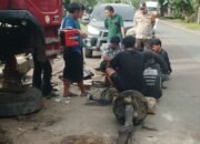 Polsek Mandalle Gelar Patroli Sore, Jaga Kamtibmas dan Antisipasi Bahaya Kebakaran