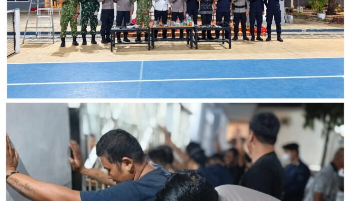 Deteksi Dini Gangguan Kamtibmas, Kapolsek Bungoro Dampingi Penggeledahan di Rutan Kelas IIB Pangkep