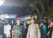 Wujud Sinergitas TNI-Polri-Masyarakat, Bhabinkamtibmas dan Babinsa Amankan Hajatan di Pulau Karanrang