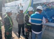 Kapolsubsektor Dampingi Dandim 1421 Pangkep Tinjau Pembangunan Kampung Nelayan Merah Putih di Pulau Salemo
