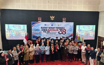 Wakil Bupati Pangkep Hadiri Rapat Senat Terbuka Dies Natalis ke-38 Politani Pangkep