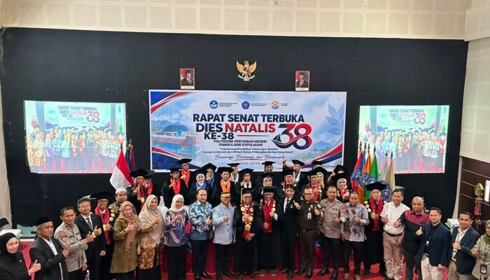 Wakapolres Pangkep Mewakili Kapolres Hadiri Rapat Senat Terbuka Dies Natalis ke-38 Politani Pangkep