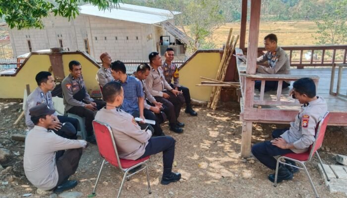 Kapolsek Tondong Tallasa Pimpin Anev Bulanan, Tekankan Disiplin dan Pelayanan Humanis