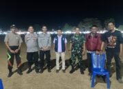 Polsek Minasatene Amankan Pasar Malam, Imbau Pengunjung Jaga Kamtibmas