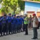 Satlantas Polres Pangkep Sambangi Damkar, Sampaikan Edukasi Keselamatan Berlalu Lintas