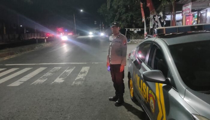 Antisipasi Laka Lantas dan Tindak Kriminalitas, Polsek Mandalle Intensifkan Patroli malam
