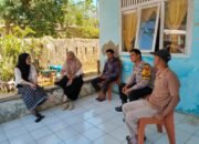 Bhabinkamtibmas Sambangi Kantor Desa Lanne, Ajak Warga Waspadai Dampak Musim Kemarau