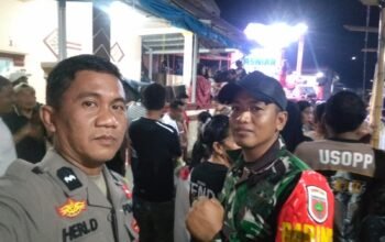 Wujudkan Rasa Aman di Pulau Terluar, Bhabinkamtibmas Amankan Hajatan Pernikahan Warga Gondong Bali