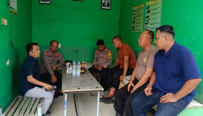 Perkuat Kemitraan Kamtibmas, Kapolsek Segeri Silaturahmi dengan Manager PT Satwa Utama Raya
