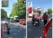 Antrean Truk di SPBU Pangkajene Padat, Satlantas Polres Pangkep Turun Langsung Atur Arus Lalu Lintas