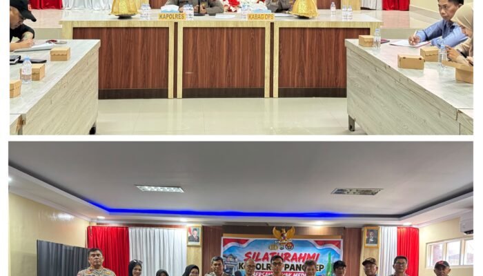 Kapolres Pangkep Ajak Awak Media Diskusi Kondisi Kabupaten Pangkep