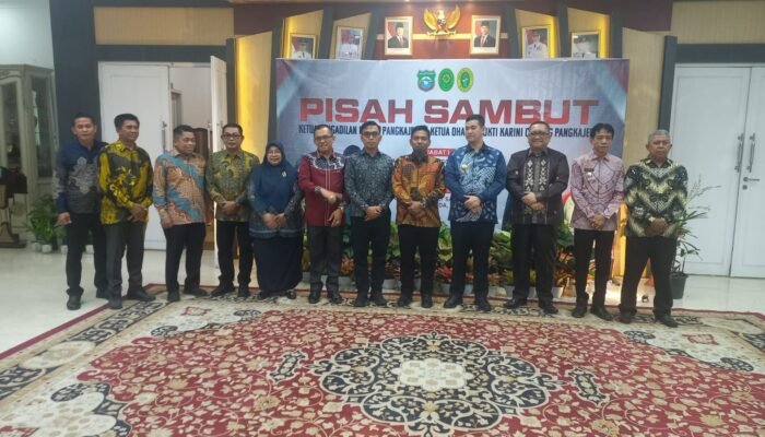 Bhabinkamtibmas Kelurahan Tumampua Hadiri Pisah Sambut Ketua Pengadilan Negeri Pangkep