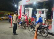 Personel Polsek Segeri Perketat Pengamanan SPBU, Antisipasi Antrean dan Gangguan Kamtibmas