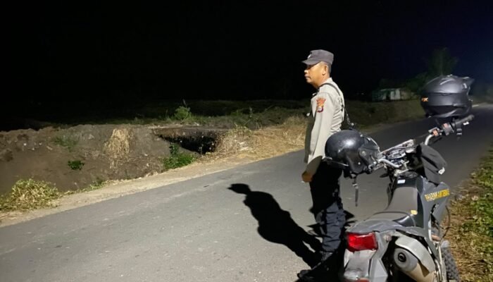 Polsek Mandalle Gelar Patroli Malam, Jaga Kamtibmas dan Cegah Gangguan Keamanan
