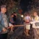 Personel Polsek Balocci Gerak Cepat Tangani Kebakaran Lahan 12 Hektare di Peokang