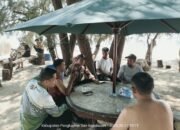 Bhabinkamtibmas Pantau Situasi Kamtibmas di Pulau Wisata Panambungan