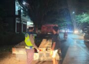 Patroli Blue Light Polsek Segeri Cegah Laka Lantas, Sopir Truk Diimbau Tak Parkir di Badan Jalan