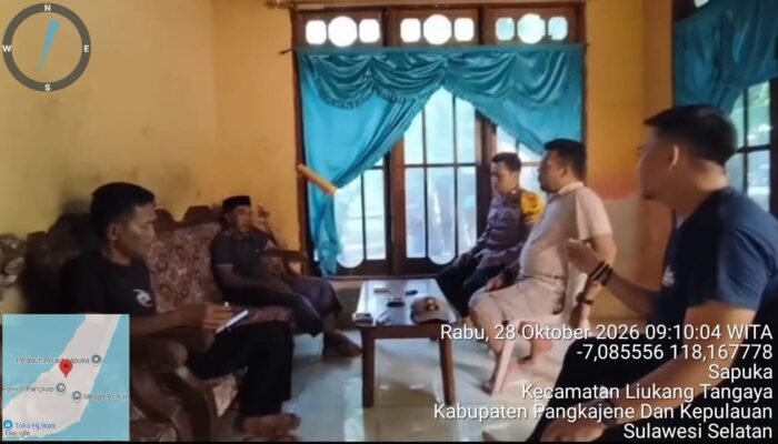 Implementasi 100 Hari Kerja Kapolri, Kapolsek Liukang Tangaya Kumpul Bersama Masyarakat
