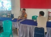 Wujudkan Cooling System, Bhabinkamtibmas Desa Mandalle Sambang Kantor Desa