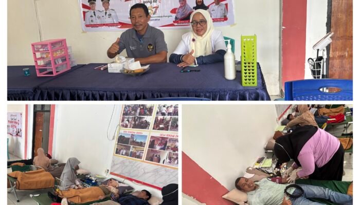 Dinkes Pangkep Gelar Donor Darah, Semarakkan HUT ke-357 Sulawesi Selatan