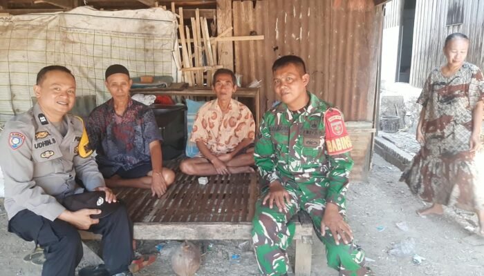 Sinergi TNI-Polri, Bhabinkamtibmas dan Babinsa Imbau Warga Waspadai Kebakaran