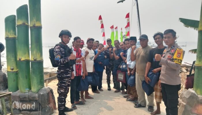 Ekspedisi Rupiah Berdaulat BI Hadir di Pulau Gondong Bali, Bhabinkamtibmas Berikan Pengamanan